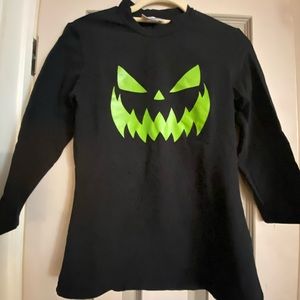 Pumpkin King glow in the dark bad girl top EUC